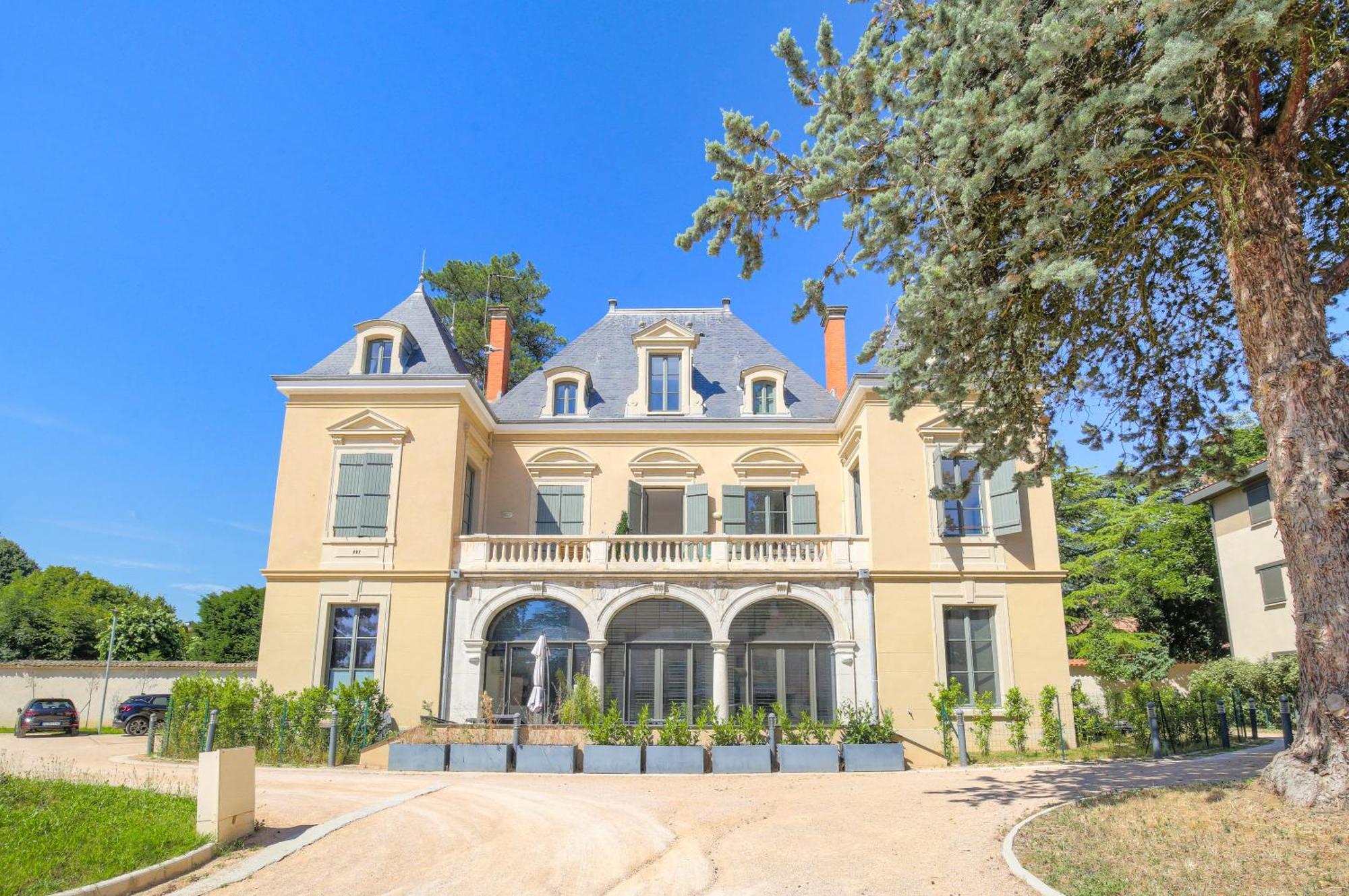 Chateau Ecully - Appartement 2 Chambres - Terrasse & Parking Dış mekan fotoğraf